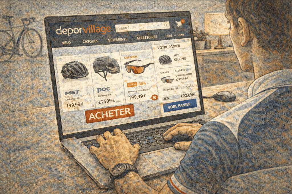 deporvillage avis 2026 sur ce site de vente d'article cyclisme