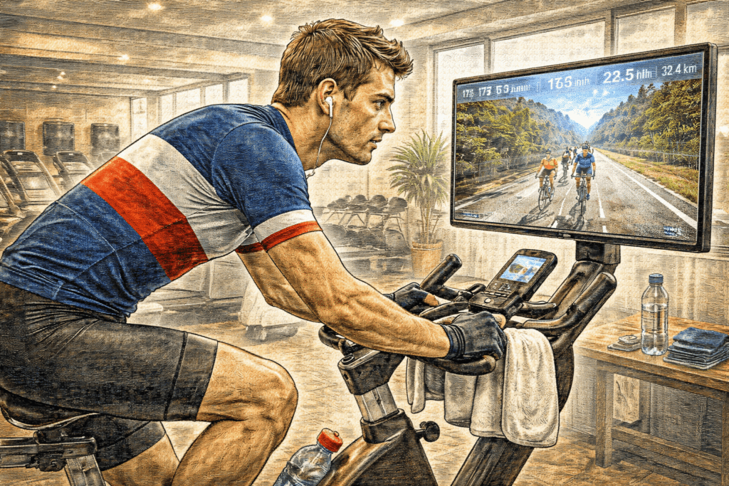 vélo en salle de sport