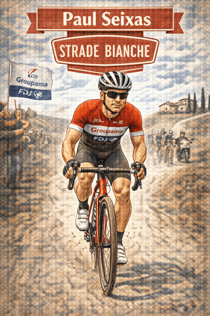 Strade bianche Paul seixas