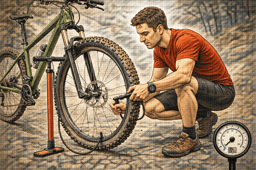 quelle pression pneus vtt